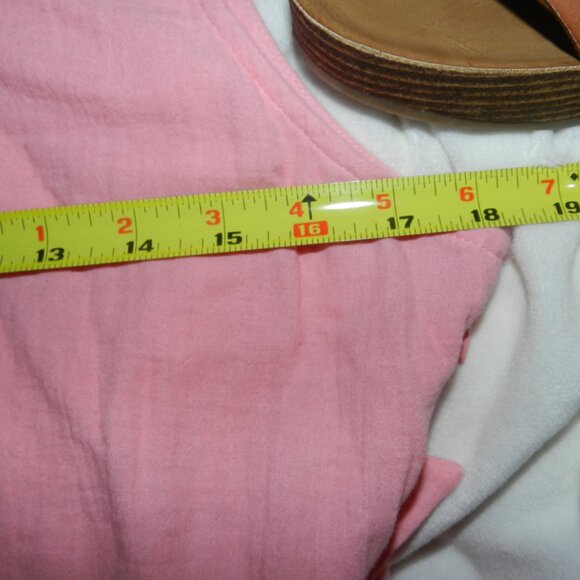 J.Crew Factory $110 Belted Gauze Midi Dress in Pink Size 10 🆕FAST⌚📦🏃🏻💨⚡🚚 - Picture 13 of 14